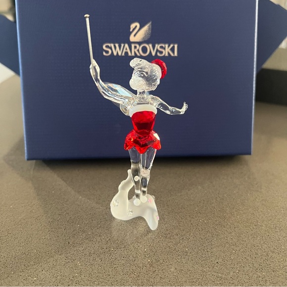 Swarovski Tinkerbell Christmas Mrs Claus 2012 Red Retired Rare Box COA - Picture 4 of 12